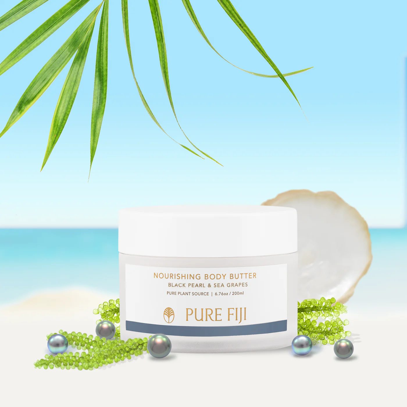 Black Pearl & Sea Grapes Body Butter (6.7oz / 200ml) - Image 3
